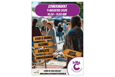 Winkelcentrum Oosterheem Zomermarkt op zaterdag 9 augustus 2025