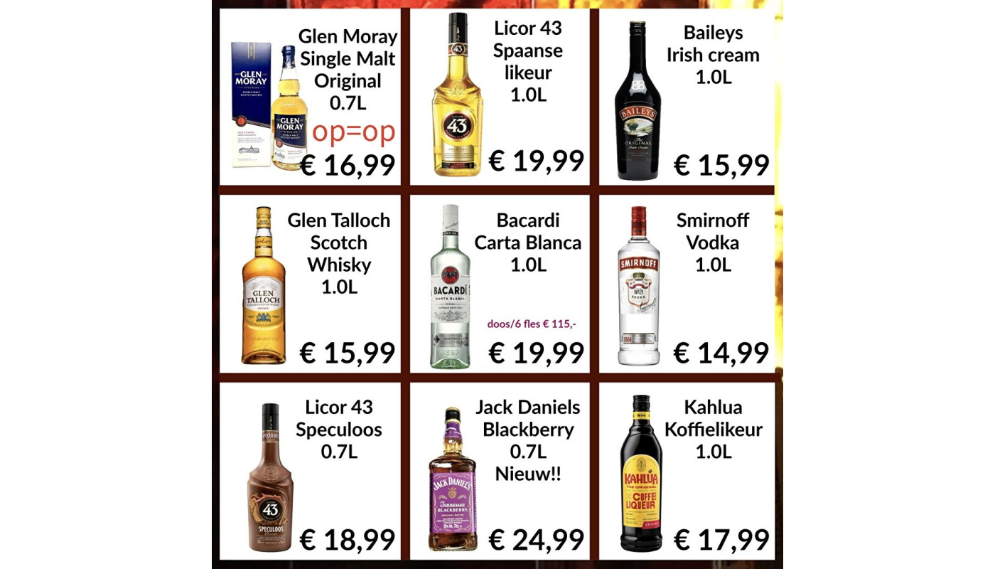 DeLiterSlijterij.nl november Aanbiedingen