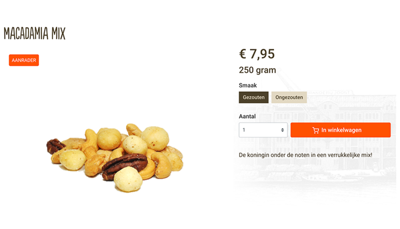 Branderij Joost Noten Aanbieding Juli