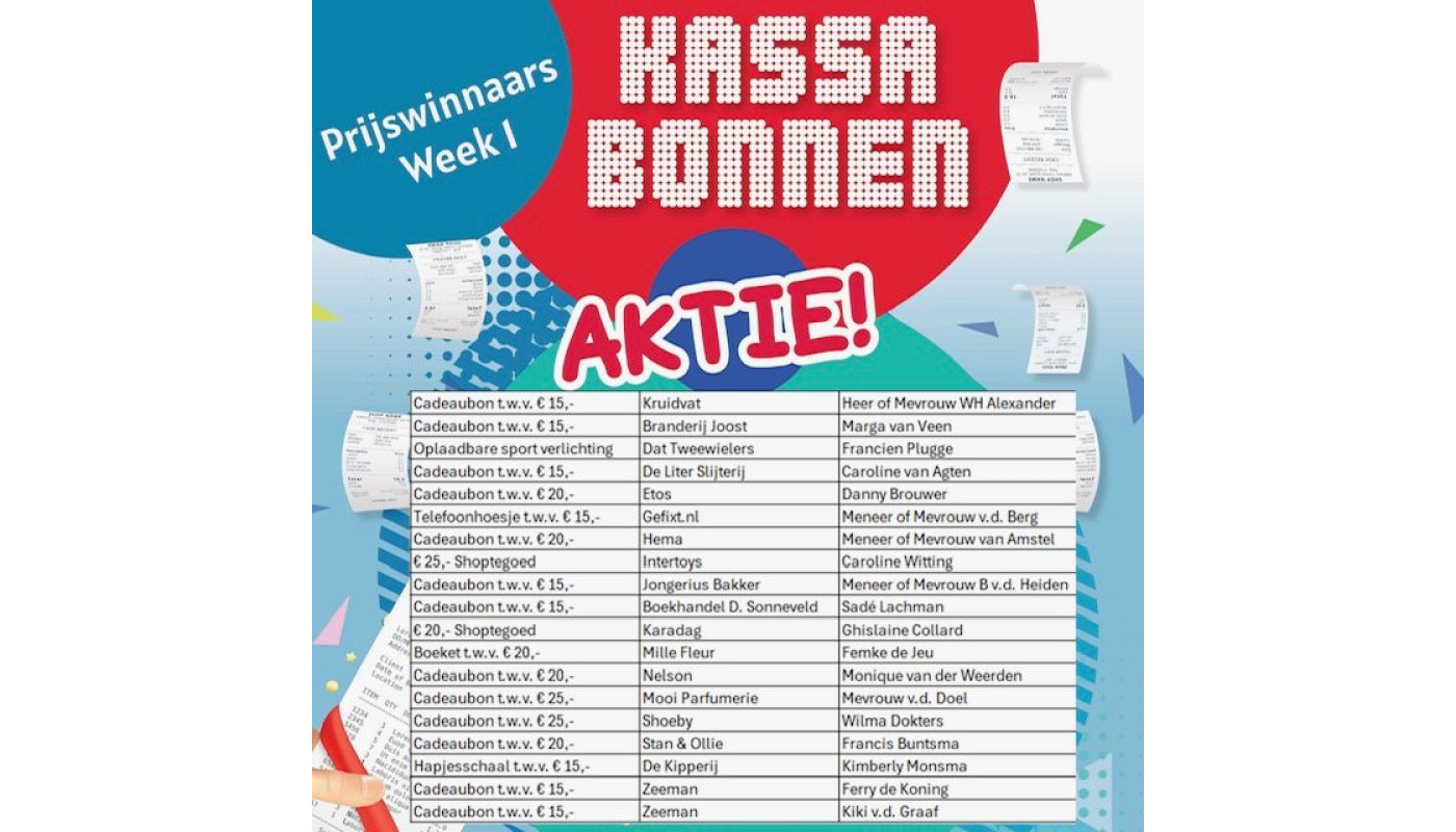 Winkelcentrum-Oosterheem-Zoetermeer-Kassabonnen-Actie-Week-1