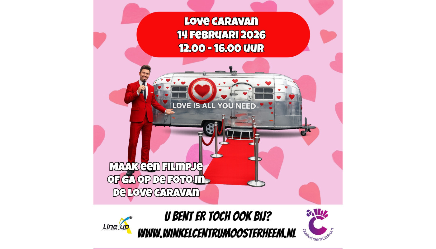 love caravan 14 februari 2026 12:00 - 16:00 uur